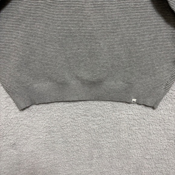 Gray Ribbed Crew Neck Pullover Sweater Size XXXL Workwear Neutral - Picture 6 of 13